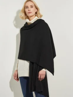 Accessories|Misook Cashmere Wrap Scarf - Jersey Scarf | Black