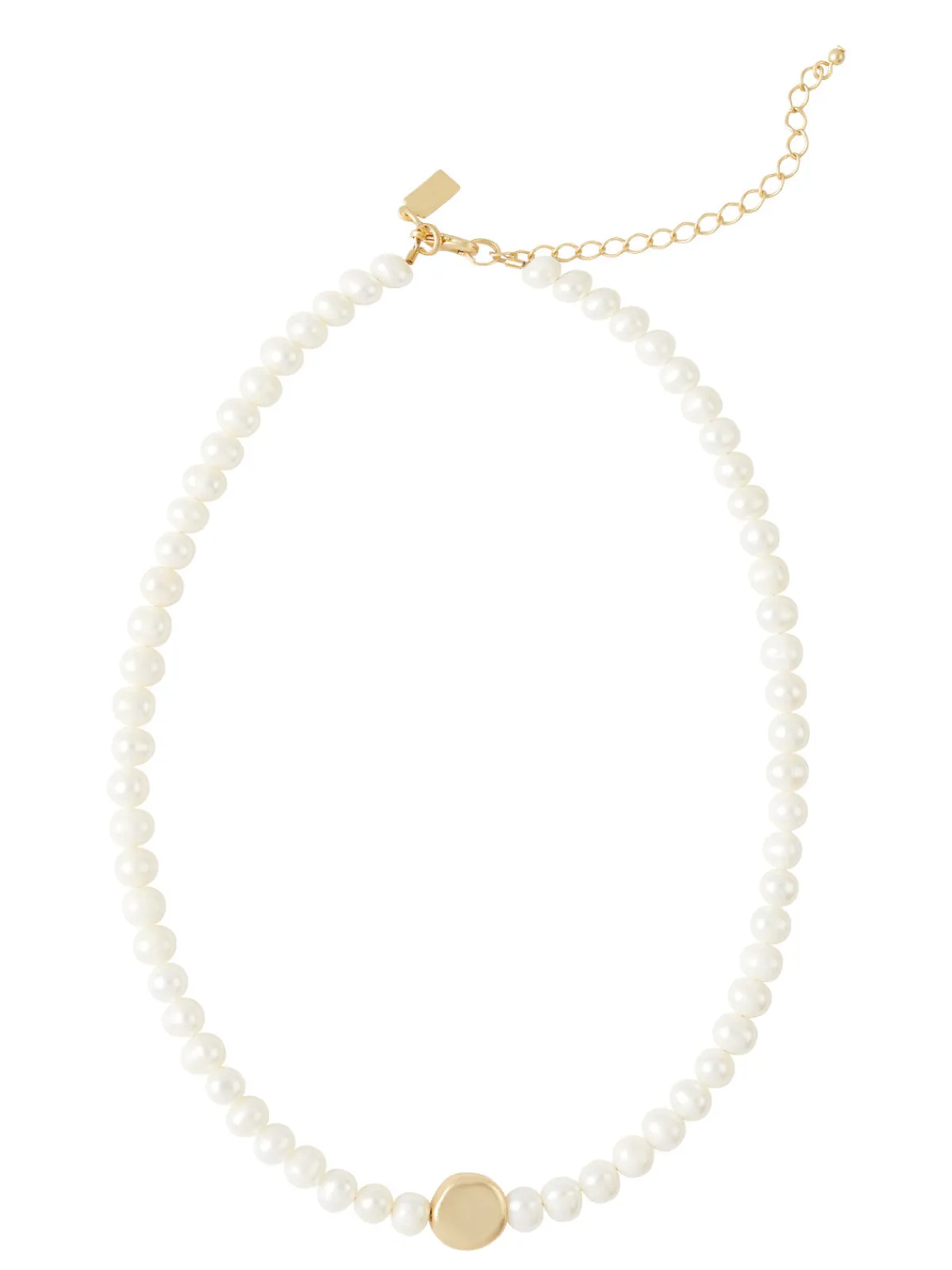 Accessories|Necklaces|Misook Handmade Gold Nugget Freshwater Pearl Necklace Gold/Pearl