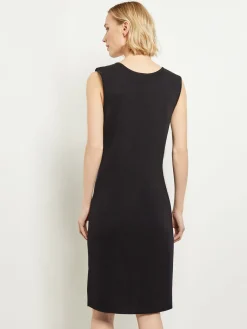 Dresses|Misook Sleeveless Sheath Knit Dress Black