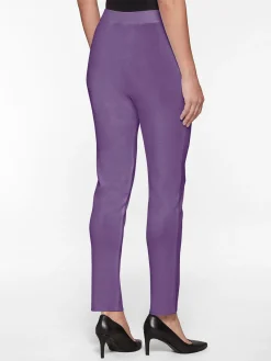 Pants & Shorts|Misook Slim Leg Knit Pant PlumRoyale